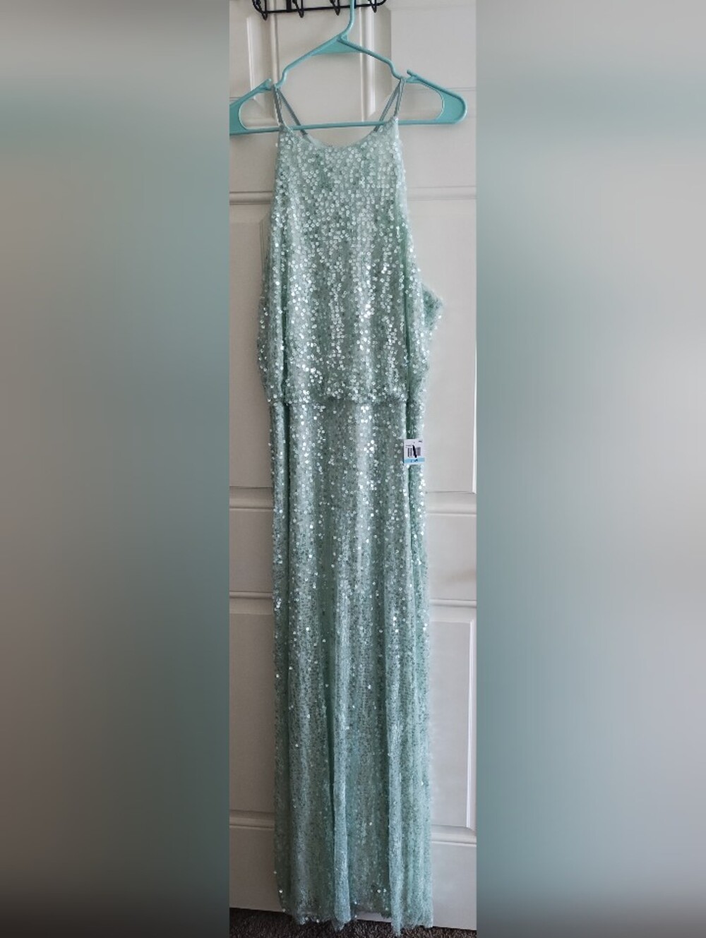 B Darlin Sequined Gown 20W